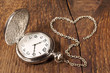 vintage pocket watch with chain