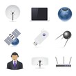 Vector: internet connections vector icon set internet connections vector icon set