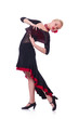 Female dancer dancing traditional dances