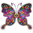 Fantasy vivid vintage butterfly