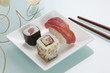 Well presented sushi dish