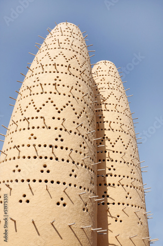 Photo: Closeup of Dovecotes at Katara village, Qatar Closeup of Dovecotes at Katara village, Qatar