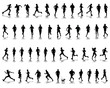 Silhouettes and shadows of running 2-vector