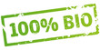 grüner stempel 100% Bio vektor