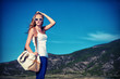 lady with bag