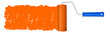 Farbrolle orange