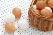 Eier im Korb