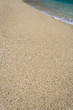 The foam of the wave