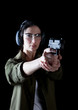 Woman gun