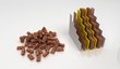 Illustration: Muro isolante, efficienza energetica, mattoni, strati Muro isolante, efficienza energetica, mattoni, strati