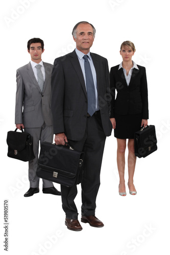 Photo: Three lawyers Three lawyers
