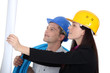 Photo: Architect showing plans Architect showing plans