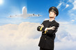 Photo: Image of male pilot Image of male pilot