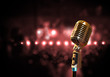 Audio Microphone Retro Style