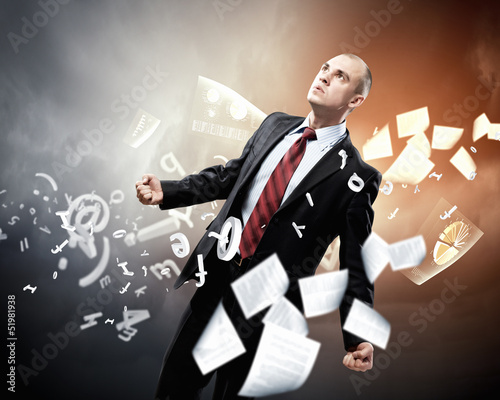Photo: Businessman in anger Businessman in anger