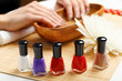 Foto: Woman is getting manicure Woman is getting manicure