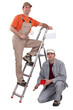 A team of painters