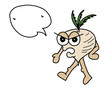 Radish cartoon