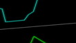 EKG ECG monitor extreme close up macro