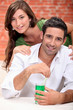 Foto: Couple with cocktail Couple with cocktail