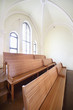 Foto: Wooden benches in Evangelical Lutheran Cathedral Wooden benches in Evangelical Lutheran Cathedral
