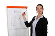 Foto: Woman giving a presentation Woman giving a presentation