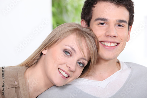 Photo: Portrait of an affectionate couple Portrait of an affectionate couple
