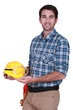 Happy workman