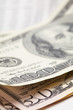 Photo: Financial newspaper with paper Financial newspaper with paper