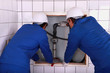 Installation of plumbing