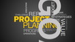 Project Planning Word Cloud Animation