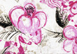 Foto: Fleuri abstrait rose et noir. Fleuri abstrait rose et noir.