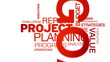 Project Planning Word Cloud Animation