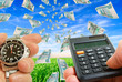 Calculation of financial gain.