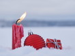 Christmas candle winter