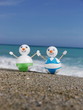 snowman beach vacation