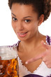 Frau im Dirndl
