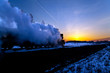 Photo: Old retro steam train Old retro steam train