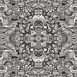 Hand drawn seamless pattern, seamless vector pattern
