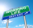 Working life concept.