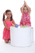 Children having a tea party
