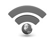 Grey WiFi symbol