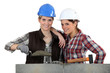 Foto: Women building wall Women building wall