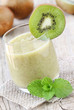 Refreshing kiwi and fresh mont smoothie