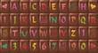 Chocolate Bar Font ( Schokolade Tafel Schrift)