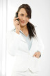 Woman talking on the phone