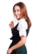 attraktive junge Frau im Dirndl