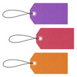 Etiquettes Kraft couleurs