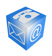 Contact cube