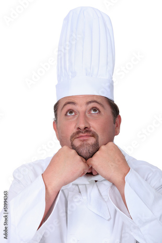 Photo: Chef daydreaming Chef daydreaming